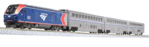 Kato 10-1788 - N - 3-tlg. Personenzug mit ALC-42 Charger Amtrak, Ep. VI